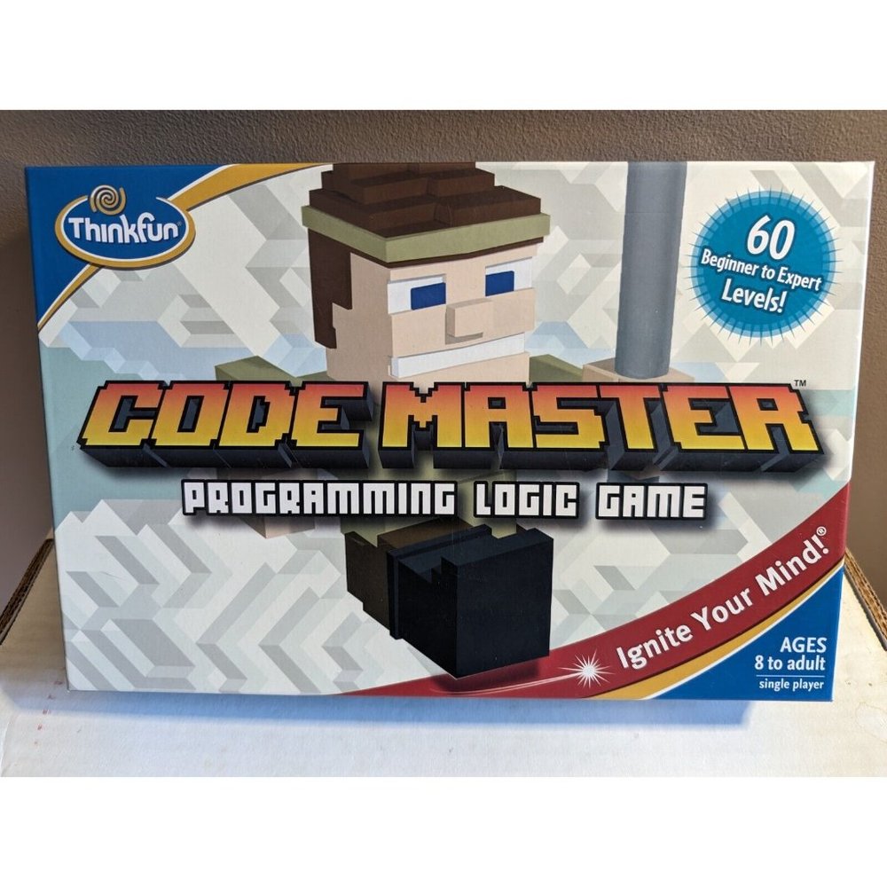Thinkfun CODE MASTER Programming Logic Minecraft style Board Game complete Fun - Picture 2 of 10